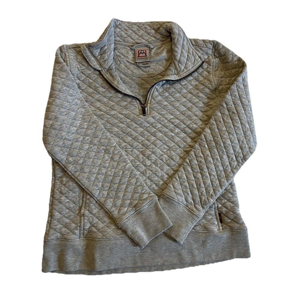 Avalanche Outdoor Supply Co. Women's Medium Gray Quilted 1/4 Zip Jacket